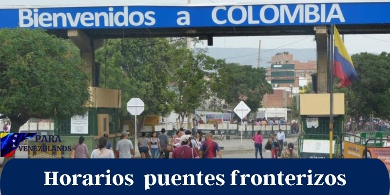 Horarios puentes fronterizos Colombia – Venezuela